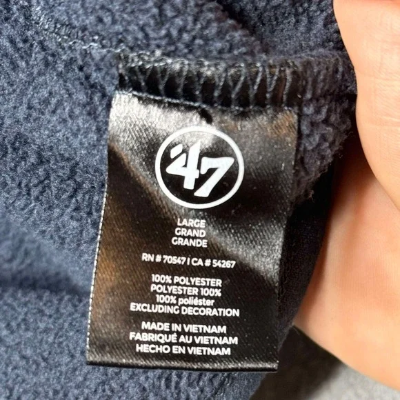 '47 Brand‎ Quilted Fleece 1/4 Snap Ryder Cup 2020 Whistling Straights Women's L - Picture 8 of 9